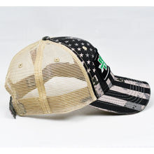 Load image into Gallery viewer, US Flag Desert Digi-Camo & Khaki Semi-Pro Trucker