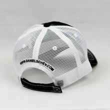 Load image into Gallery viewer, Black & White Semi-Pro Trucker
