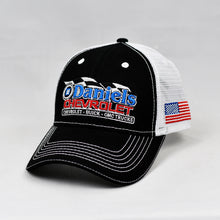 Load image into Gallery viewer, Black & White Semi-Pro Trucker