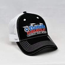 Load image into Gallery viewer, Black & White Semi-Pro Trucker