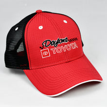 Load image into Gallery viewer, Red Rip-Stop & Black Semi-Pro Snap-Back Trucker