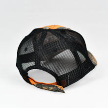 Load image into Gallery viewer, Orange Blaze Camo & Black Semi-Pro Trucker