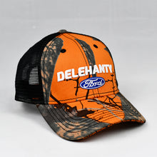 Load image into Gallery viewer, Orange Blaze Camo & Black Semi-Pro Trucker