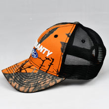 Load image into Gallery viewer, Orange Blaze Camo & Black Semi-Pro Trucker