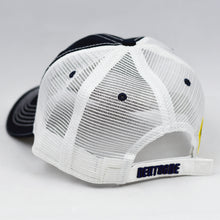 Load image into Gallery viewer, Navy Chino & White Dad-Cap Trucker