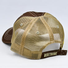 Load image into Gallery viewer, Brown Chino & Khaki Dad-Cap Trucker