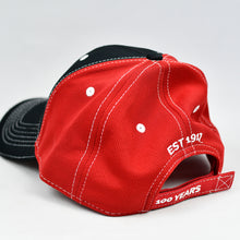 Load image into Gallery viewer, Black Twill & Red Micro-Mesh Semi-Pro