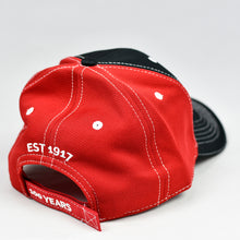 Load image into Gallery viewer, Black Twill & Red Micro-Mesh Semi-Pro