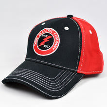 Load image into Gallery viewer, Black Twill & Red Micro-Mesh Semi-Pro