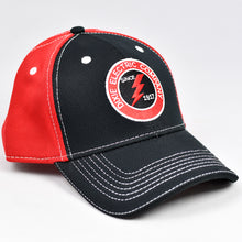 Load image into Gallery viewer, Black Twill & Red Micro-Mesh Semi-Pro