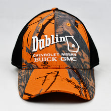 Load image into Gallery viewer, Orange Blaze Camo & Black Air-Mesh Semi-Pro Trucker