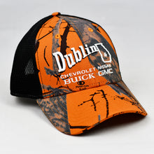Load image into Gallery viewer, Orange Blaze Camo & Black Air-Mesh Semi-Pro Trucker