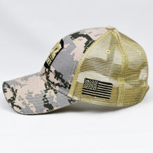 Load image into Gallery viewer, Desert Digi-Camo & Khaki Semi-Pro Trucker