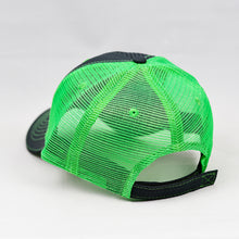 Load image into Gallery viewer, Charcoal Rip-Stop & Flow Green Semi-Pro Trucker