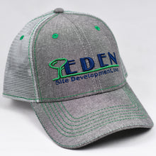 Load image into Gallery viewer, Grey Chambray Semi-Pro Snap-Back Trucker