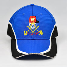 Load image into Gallery viewer, Royal Blue & Black Rip-Stop Sport Design Cap