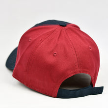 Load image into Gallery viewer, Navy & Red Chino Twill Semi-Pro Cap