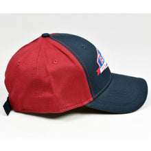 Load image into Gallery viewer, Navy & Red Chino Twill Semi-Pro Cap