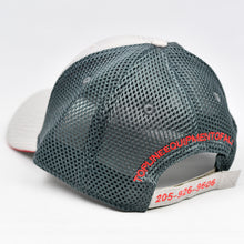 Load image into Gallery viewer, Light Grey Rip-Stop & Charcoal Air-Mesh Semi-Pro Trucker