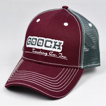 Load image into Gallery viewer, Maroon Chino Twill & Charcoal Semi-Pro Trucker