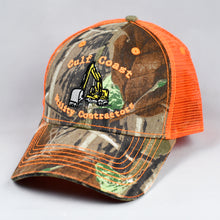Load image into Gallery viewer, Real Tree Camo & Fluorescent Orange Semi-Pro Trucker