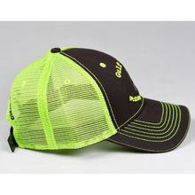 Load image into Gallery viewer, Charcoal & Fluorescent Yellow Semi-Pro Trucker