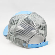 Load image into Gallery viewer, Baby Blue & Grey Semi-Pro Trucker