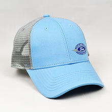 Load image into Gallery viewer, Baby Blue & Grey Semi-Pro Trucker