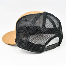 Load image into Gallery viewer, Carhartt & Black Slight-Curve Flat-Bill Snap-Back Trucker