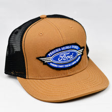 Load image into Gallery viewer, Carhartt & Black Slight-Curve Flat-Bill Snap-Back Trucker
