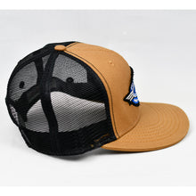 Load image into Gallery viewer, Carhartt & Black Slight-Curve Flat-Bill Snap-Back Trucker