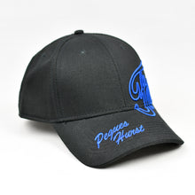 Load image into Gallery viewer, Black Chino Twill Semi-Pro Cap