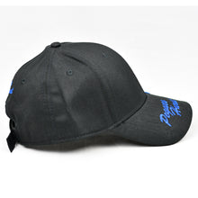 Load image into Gallery viewer, Black Chino Twill Semi-Pro Cap