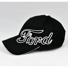 Load image into Gallery viewer, Black w/ White Trims Chino Twill Semi-Pro Cap