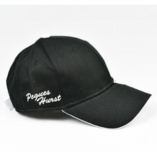 Load image into Gallery viewer, Black w/ White Trims Chino Twill Semi-Pro Cap