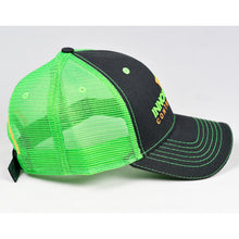 Load image into Gallery viewer, Charcoal Twill & Flow Green Semi-Pro Trucker