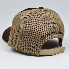 Load image into Gallery viewer, Brown Chino Twill & Khaki Air-Mesh Semi-Pro Trucker