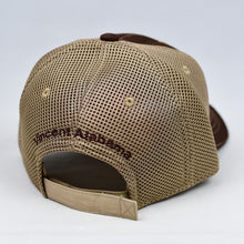Load image into Gallery viewer, Brown Chino Twill & Khaki Air-Mesh Semi-Pro Trucker