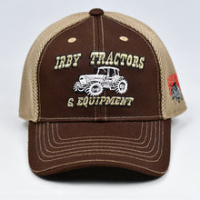 Load image into Gallery viewer, Brown Chino Twill & Khaki Air-Mesh Semi-Pro Trucker