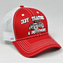 Load image into Gallery viewer, Red Chino Twill & White Semi-Pro Trucker