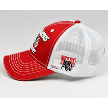 Load image into Gallery viewer, Red Chino Twill & White Semi-Pro Trucker