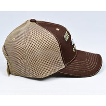 Load image into Gallery viewer, Brown Chino Twill & Khaki Air-Mesh Semi-Pro Trucker