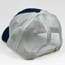 Load image into Gallery viewer, Navy & Grey Semi-Pro Snap-Back Trucker