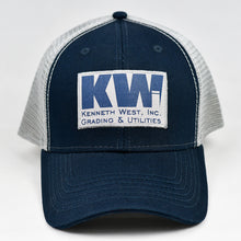 Load image into Gallery viewer, Navy & Grey Semi-Pro Snap-Back Trucker