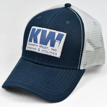 Load image into Gallery viewer, Navy & Grey Semi-Pro Snap-Back Trucker