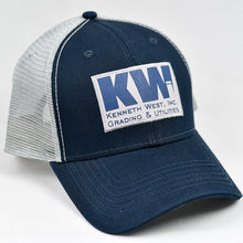 Load image into Gallery viewer, Navy & Grey Semi-Pro Snap-Back Trucker