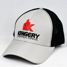 Load image into Gallery viewer, Light Grey Rip-Stop & Black Air-Mesh Semi-Pro Trucker