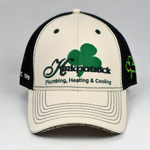 Load image into Gallery viewer, Stone Chino Twill & Black Semi-Pro Trucker