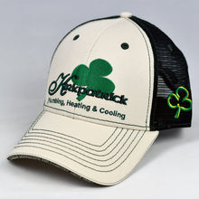 Load image into Gallery viewer, Stone Chino Twill & Black Semi-Pro Trucker