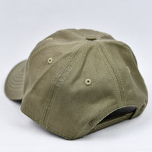 Load image into Gallery viewer, Olive Green Snap-Back Dad-Cap